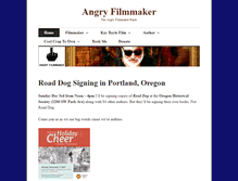 Tablet Screenshot of angryfilmmaker.com
